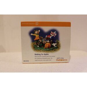 Dept 56 Snow Village Halloween - Bobbing for Apples - #55185